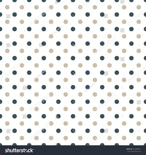 Seamless Polka Dot Pattern Background Stock Vector 615289451 Shutterstock