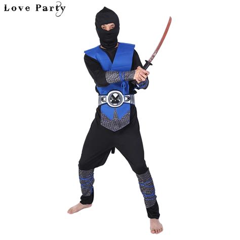 Halloween Costumes For Men Ninja Assassin Cosplay Clothing Male