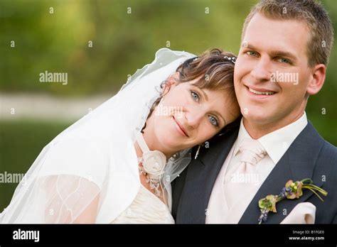 Bride And Bridegroom At Marriage Stock Photo Alamy
