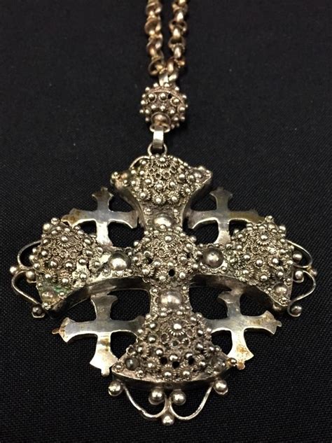 Jerusalem “crusader” Cross Necklace