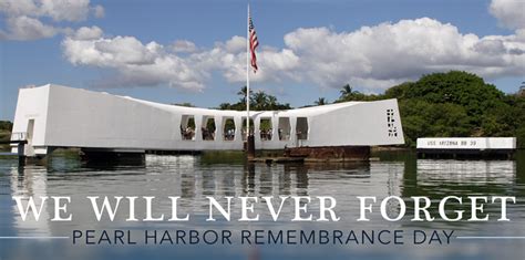 Observing pearl harbour remembrance day is in part about looking back on a defining moment in american history. December 7, 2017: National Pearl Harbor Remembrance Day ...