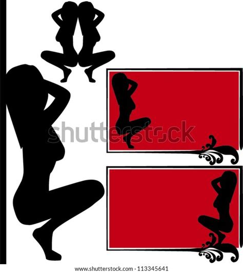 Striptease Silhouette Stock Vector Royalty Free 113345641 Shutterstock