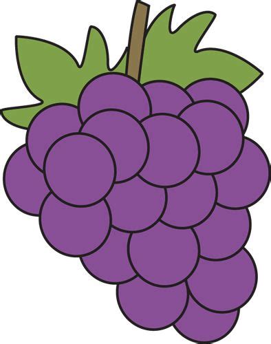Free Grapes Clipart Festa Infantil Frutas Flores De