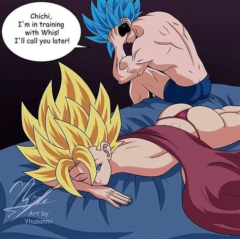 rule 34 after sex caulifla cheating cheating husband dialogue dragon ball super son goku