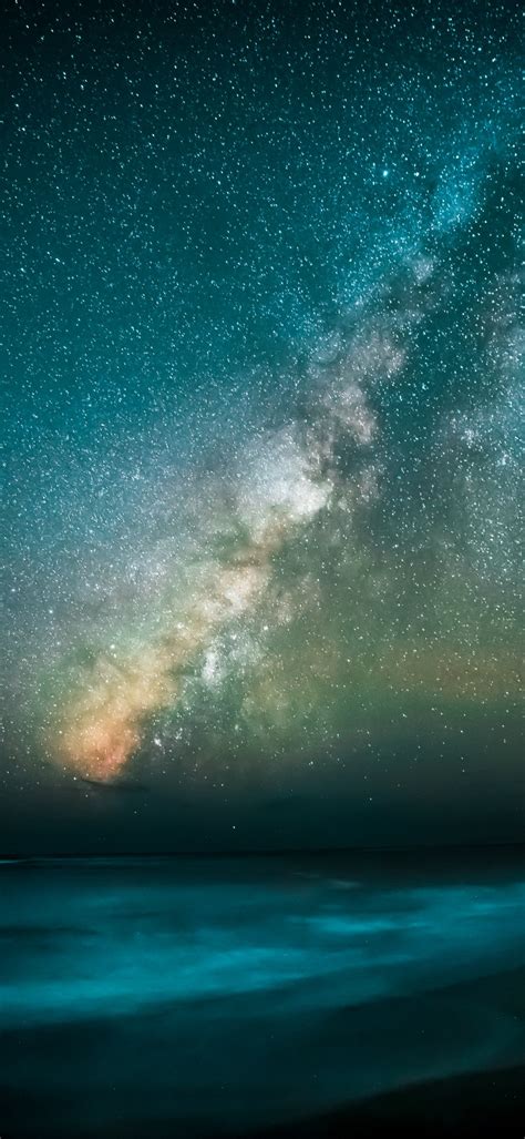 Milky Way Starry Sky Stars Wallpaper 1080x2340 Samsung Galaxy M31