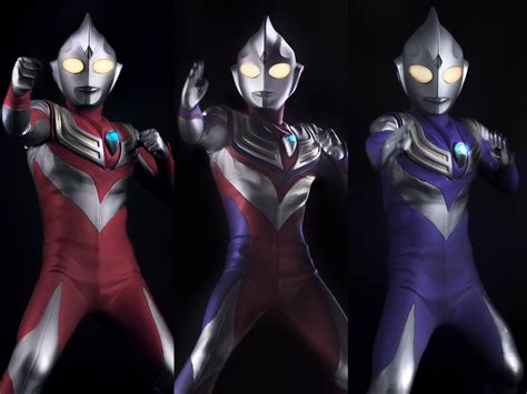 Ultraman Tiga Evil Tiga Render By Zer0stylinx Ultraman