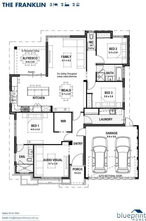 Display Home Wandi The Franklin In 2019 House Blueprints Display