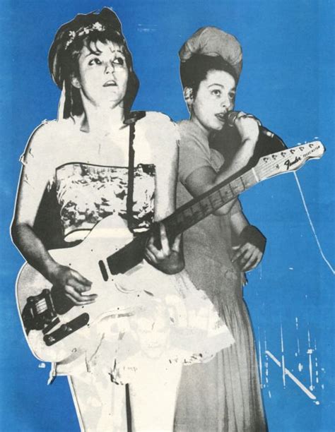 The Slits Viv Albertine And Ari Up At The University Of London From The Poser Fanzine