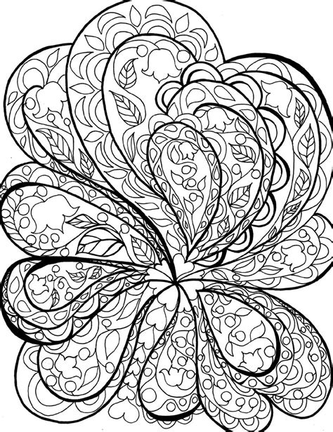 Printable Coloring Pages For Adults Abstract K5 Worksheets