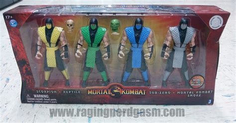 Mortal Kombat Action Figures Ninjas Set Scorpion Reptile Sub Zero Smoke By Jazwares Flickr