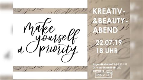 kreativ and beauty abend jugend kultur treff immer hin