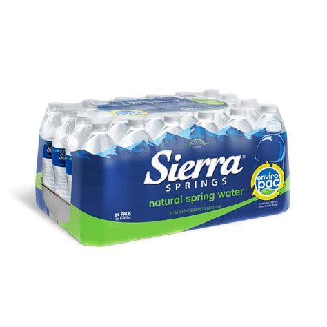Sierra Springs Bottled Spring Water 05 Liter Bottled Water