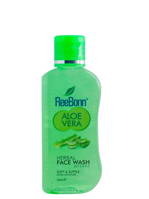 Vitamin, enzymes, food ingredients, sucralose, flavours, gluten, tonalin, vitamin e oil. Aloe Vera Face Wash :: ReeBonn Cosmetics Sri Lanka
