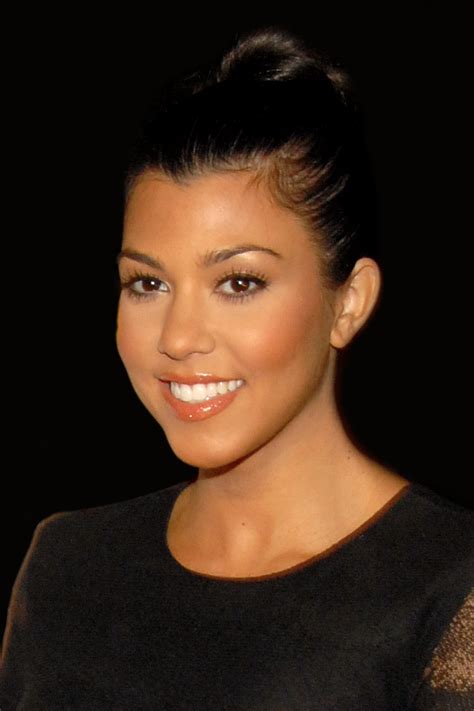 Kourtney wore just a blazer out, no shirt. Kourtney Kardashian - Wikipedia