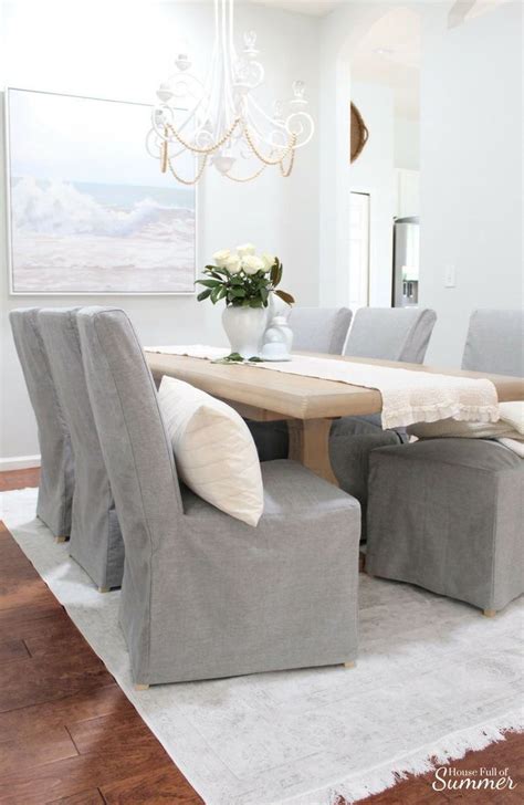 It is made using heavyweight polyester with pvc lining that ensure its lasting stay in your home. 40 Gorgeous Cover Design Ideas For Dining Chairs | Dining ...