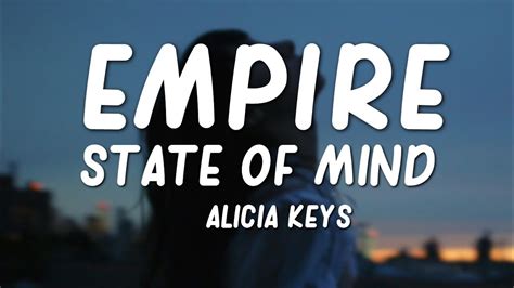 Alicia Keys Empire State Of Mind Part Ii Broken Down Lyrics Youtube Music