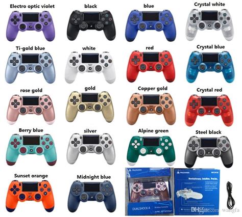 New 18 Colors Ps4 Controllers Wireless Controller Bluetooth Game