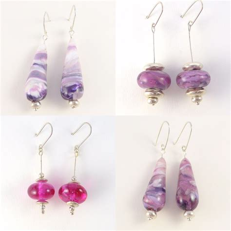 These Stunning Individually Handmade Glass Bead Earrings Are On Sale