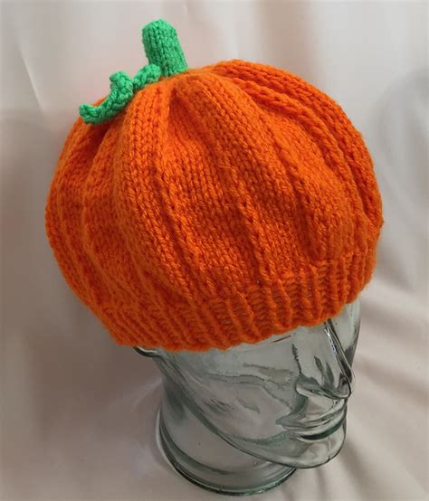 Ravelry Adult Pumpkin Hat Pattern By Frugal Knitting Haus