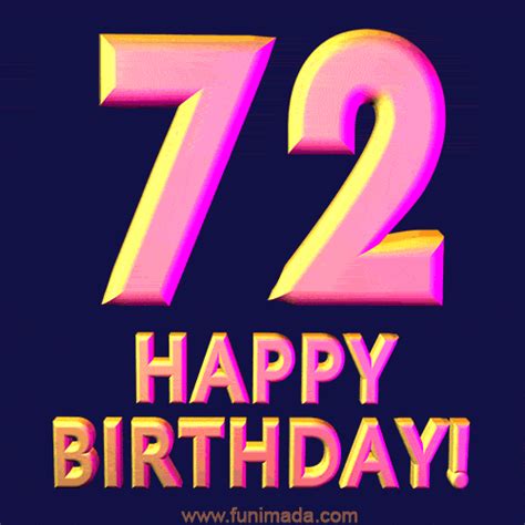 Happy 72nd Birthday Animated S Page 2