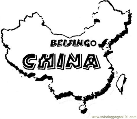 Great for homeschooling or classroom use. Map Of China Coloring Page - Free China Coloring Pages ...