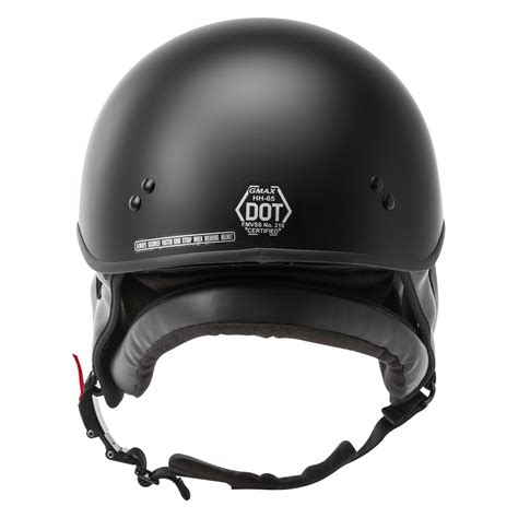 Gmax® H1650073 Hh 65 Naked X Small Matte Black Half Shell Helmet