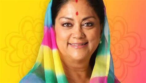 Vasundhara Raje Retained In New Bjp Posters In Rajasthan Poonia Out Around Odisha English Daily