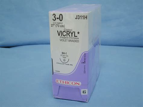 Ethicon J311h Vicryl Suture 3 0 27 Sh 1 Taper Needle Da Medical