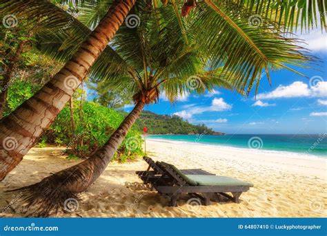 Beautiful Anse Intendance Beach At Mahe Island Seychelles Stock Photo