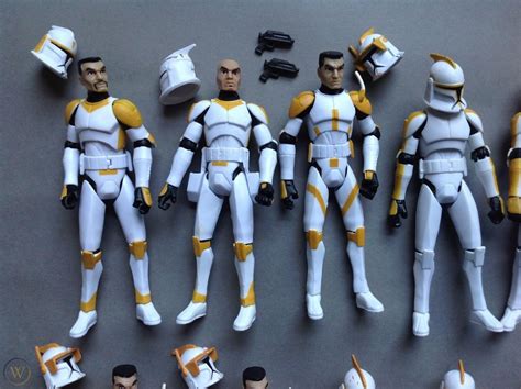 Star Wars Action Figure Clone Trooper 375 Tcw Figure Lot Rare Boil