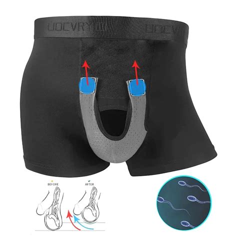 Man Sexy Magnetic Lingerie Special Hook Loop Crotch Design Boxers