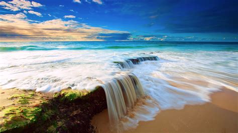 Ocean Beach Desktop Backgrounds Beautiful Nature Beautiful