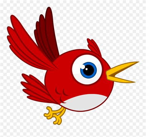 The Best Animated Cartoon Bird Flying Png