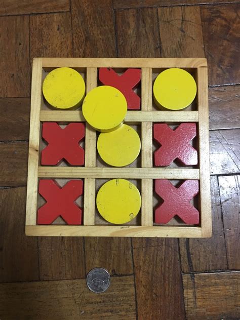 Wooden Tic Tac Toe Hobbies And Toys Toys And Games On Carousell