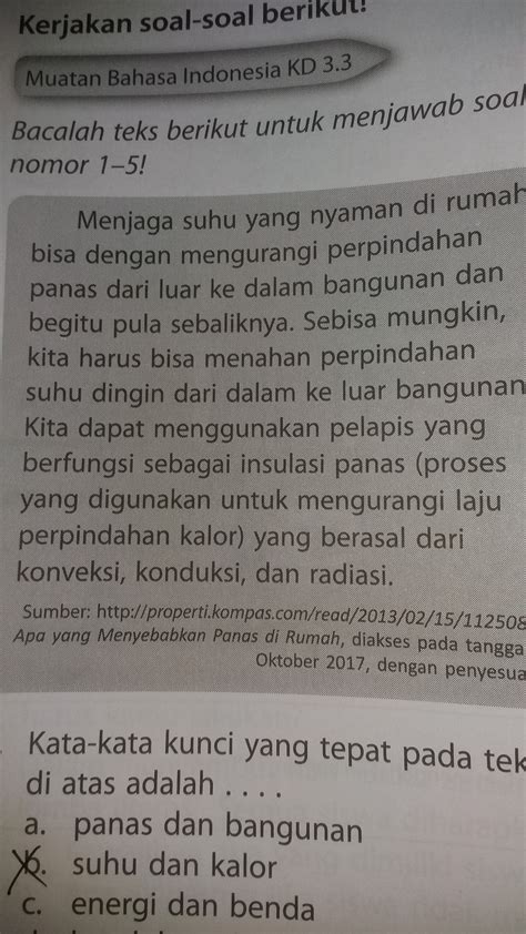 Kalimat tanya yang tepat untuk teks di atas adalah? - Brainly.co.id