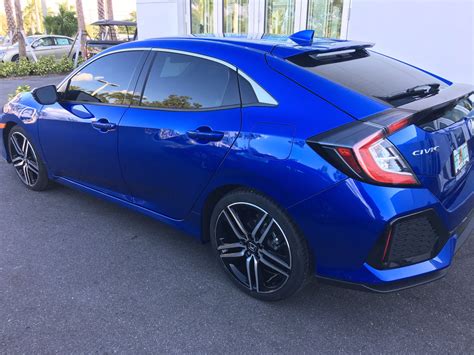 Every used car for sale comes with a free carfax report. CivicX Aegean Blue Hatch 19" Accord Sport Wheels | 2016 ...