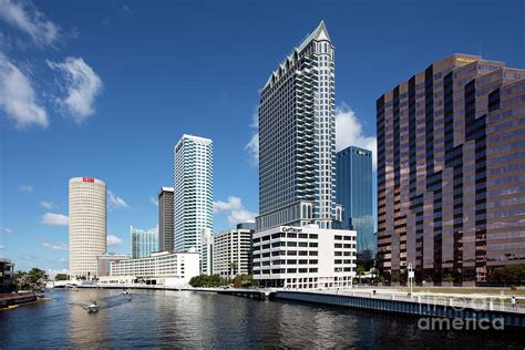 Tampa Riverfront And Skyline Photograph By Bill Cobb Fine Art America