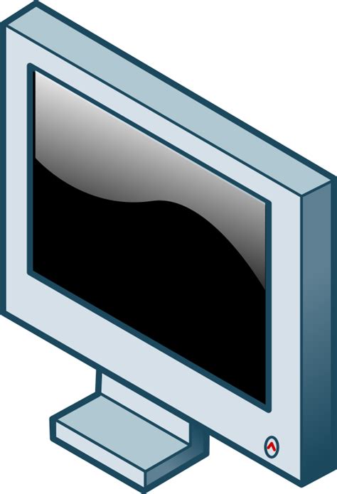 Clipart Isometric Lcd Screen