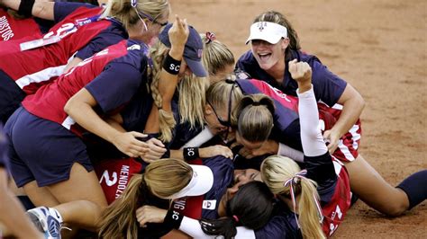 Today In Sports History Us Softball Team Wins Third Straight Olympic