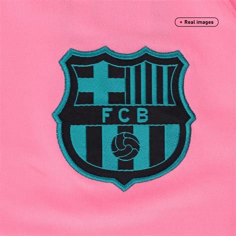 Gogoalshop 2021 Barcelona Third Away Jersey Pink Soccer Jerseys