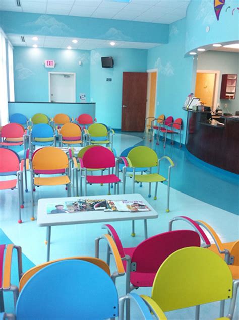 The Color Combination On The Pediatric Waiting Room Furniture In