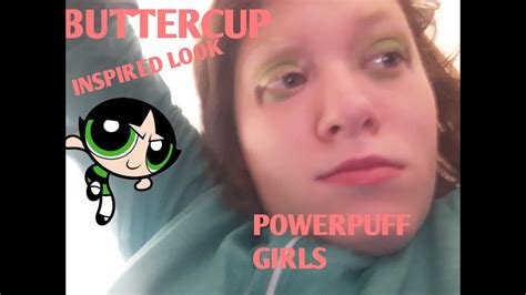 Buttercup Powerpuff Girls Inspired Makeup Look Coolasice Makeup Youtube