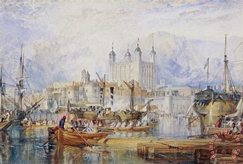 Joseph Mallord William Turner The Tower Of London Painting The Tower