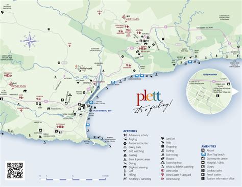 Plett Wine Route Map The Plett Wine Route From West To East Plett Tourism Accommodation