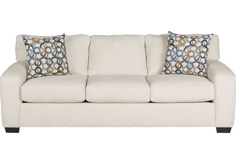 Lucan Cream Sleeper Sofa Sofas Beige Dining Room Chair Cushions