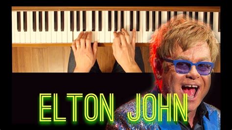 Im Still Standing Elton John Easy Piano Tutorial Youtube