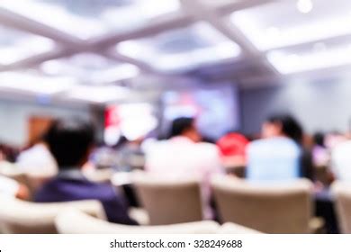 Abstract Blurred People Press Conference Room Stock Photo Shutterstock