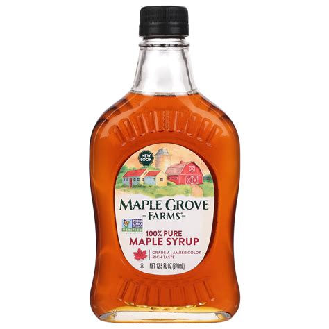 maple grove farms pure maple syrup 12 5 fl oz droneup delivery