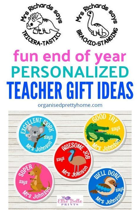 You could also add magnets to the back, and they could be used to pin important papers to the filing cabinet. 10 Awesome Teacher Gift Ideas $20 And Under - Organised ...