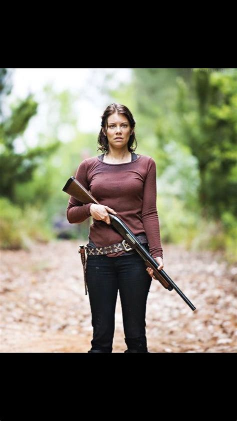 Lauren Cohan Zombie Apocalypse Twd Sadie The Walking Dead Actors And Actresses Shotgun Core